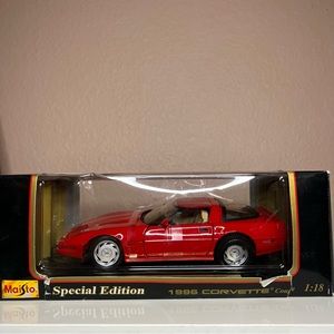 Maisto 1:18 1996 Chevrolet Corvette Coupe - Special Edition 1:18 Red